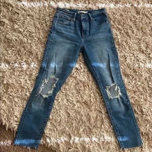 Levi’s high rise skinny